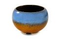 Shoyeido Ceramic Hand thrown Incense Bowl - Denim