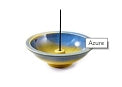 Shoyeido Ceramic 4.5" Round Incense Burner - Azure