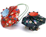 Shoyeido Hana-kuruma Flower Wheel Japanese Incense Origami Sachet