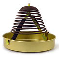 Shoyeido Incense Burner Ridge Floating Coil Holder