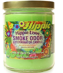 Smoke Odor Exterminator Candle Hippie Love