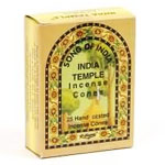 Song Of India - India Temple Incense Cones - 25 Cone Box