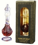 Song Of India Fancy Glass Perfume Bottle - Lavender