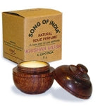 Song of India Solid Perfume in Rosewood Jar - Krishna Musk