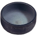 Stone Burner - Charcoal Burner - Inscribed Dreamtime Soapstone Lizard Bowl - Charcoal Burner