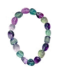 Tumbled Stones Bracelet - Fluorite