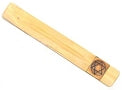 Wooden Ash Catcher - White Washed Pentagram