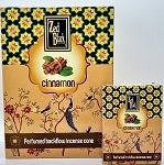 Zed Black Perfumed Backflow Incense Cones Cinnamon Canela - [10 Cones]