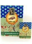 Zed Black Perfumed Backflow Incense Cones White Sage Saluta Blance - [10 Cones]