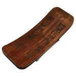 Wooden Ash Catcher - Double Wide Carved