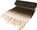 Woven Baja Blanket - Brown