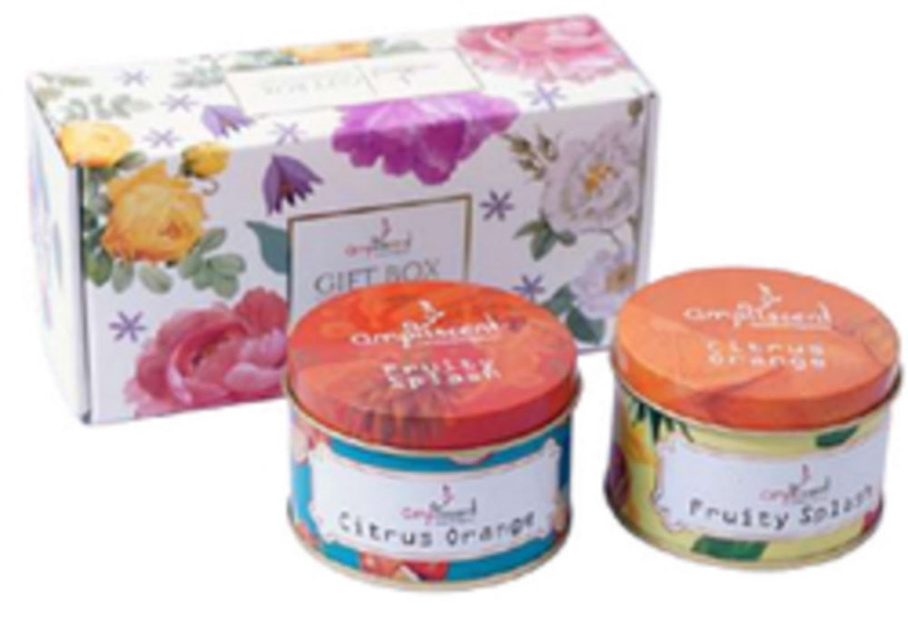 Ampliscent Candle Set - [Citrus Orange & Fruity Splash ]
